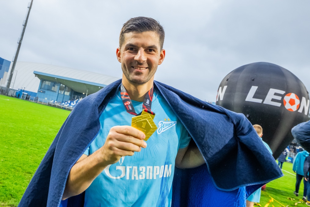 Награждение команды «Зенит»-2 по итогам сезона Второй лиги