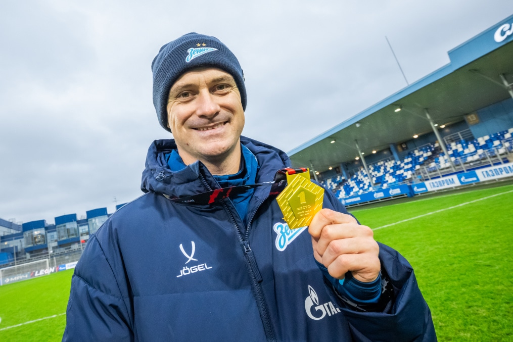 Награждение команды «Зенит»-2 по итогам сезона Второй лиги