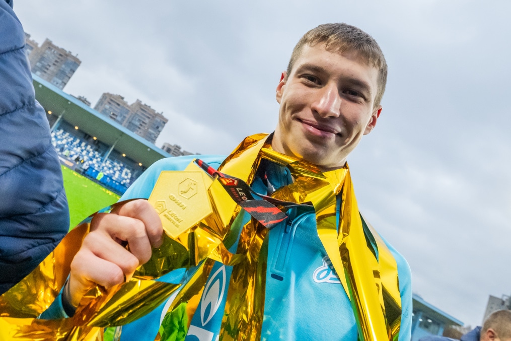 Награждение команды «Зенит»-2 по итогам сезона Второй лиги