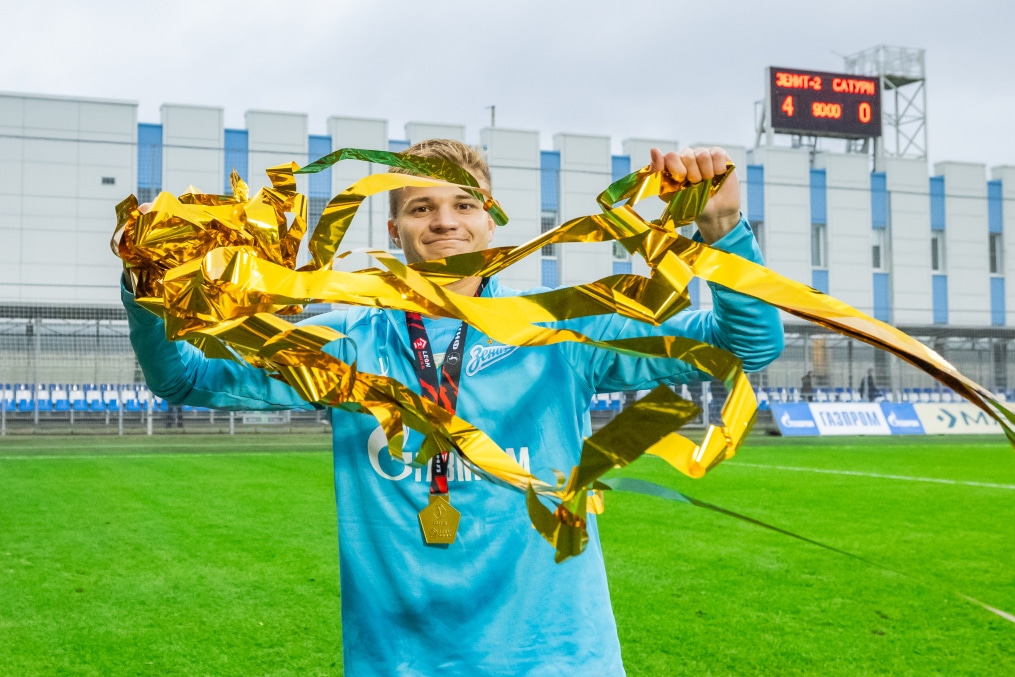 Награждение команды «Зенит»-2 по итогам сезона Второй лиги