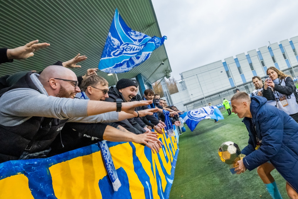 Награждение команды «Зенит»-2 по итогам сезона Второй лиги