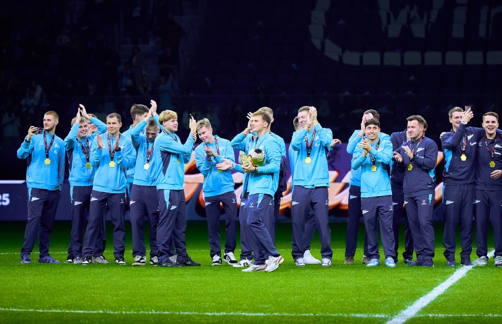 Чествование «Зенита»-2 на «Газпром Арене»