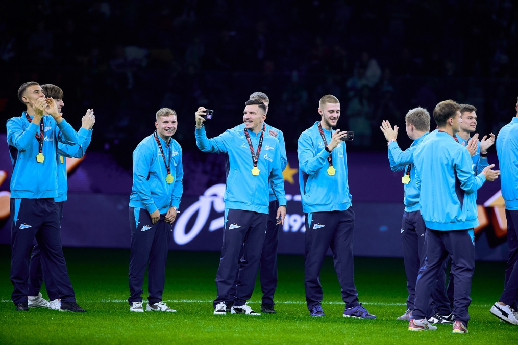 Чествование «Зенита»-2 на «Газпром Арене»