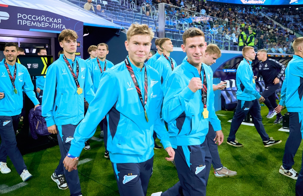 Чествование «Зенита»-2 на «Газпром Арене»