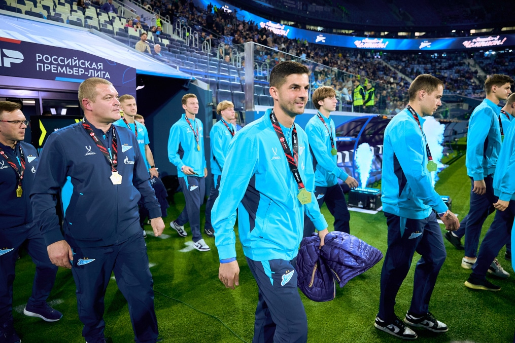 Чествование «Зенита»-2 на «Газпром Арене»