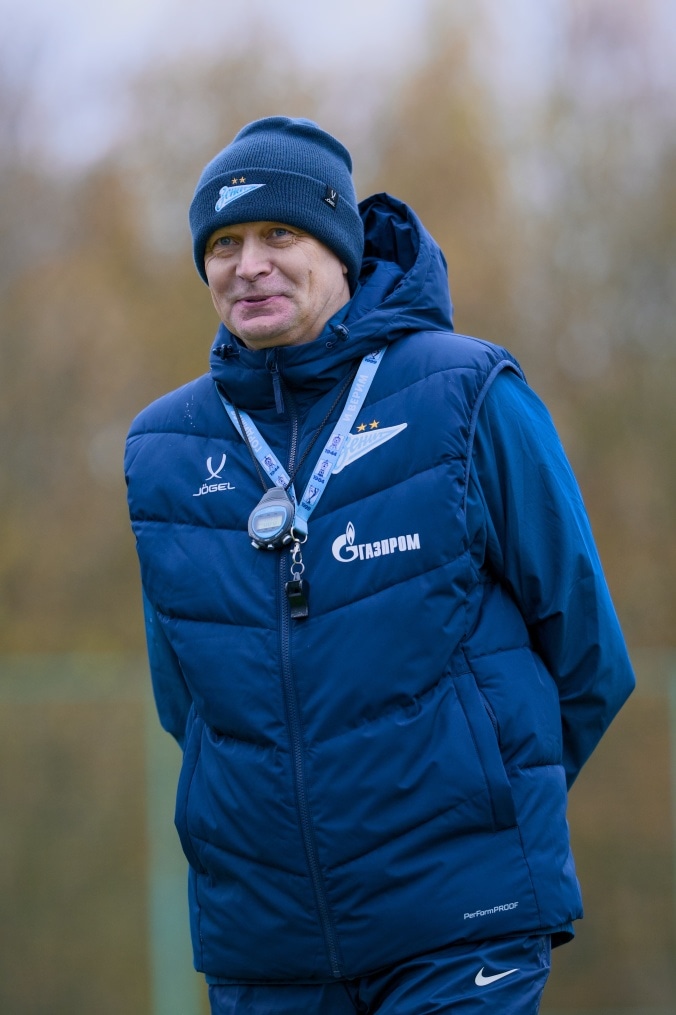 Тренировка «Зенита»-м перед матчем с «Крыльями Советов»-м