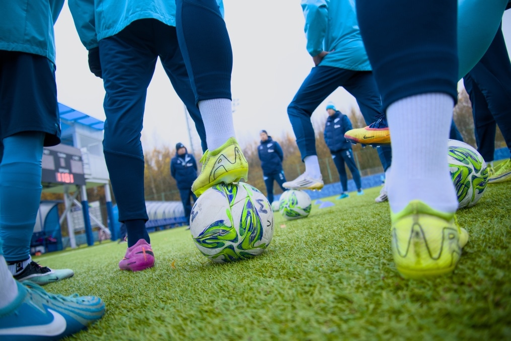 Тренировка «Зенита»-м перед матчем с «Крыльями Советов»-м