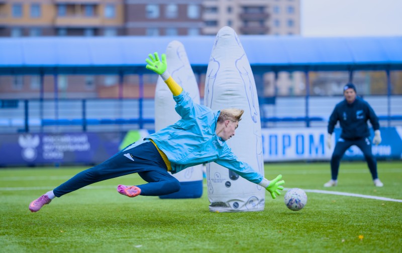 Тренировка «Зенита»-м перед матчем с «Крыльями Советов»-м