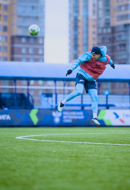 Тренировка «Зенита»-м перед матчем с «Крыльями Советов»-м