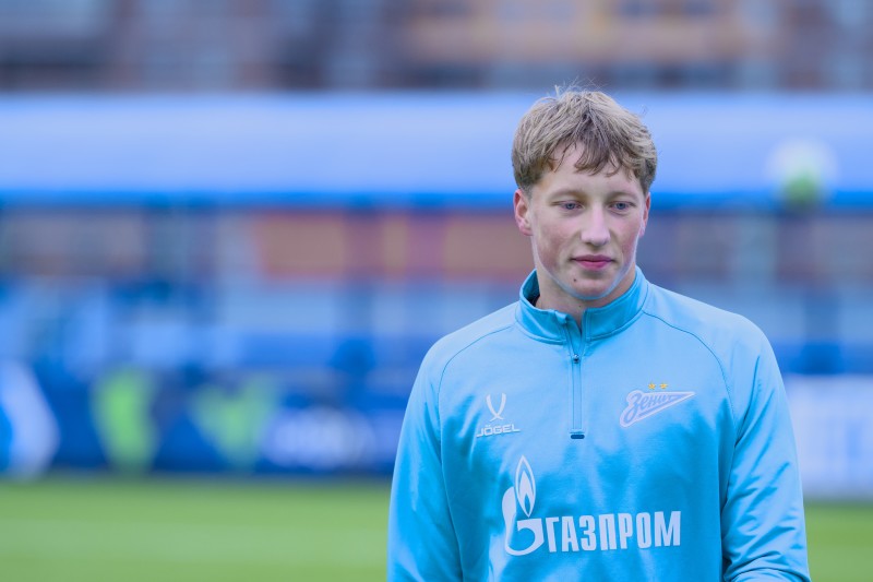 Тренировка «Зенита»-м перед матчем с «Крыльями Советов»-м