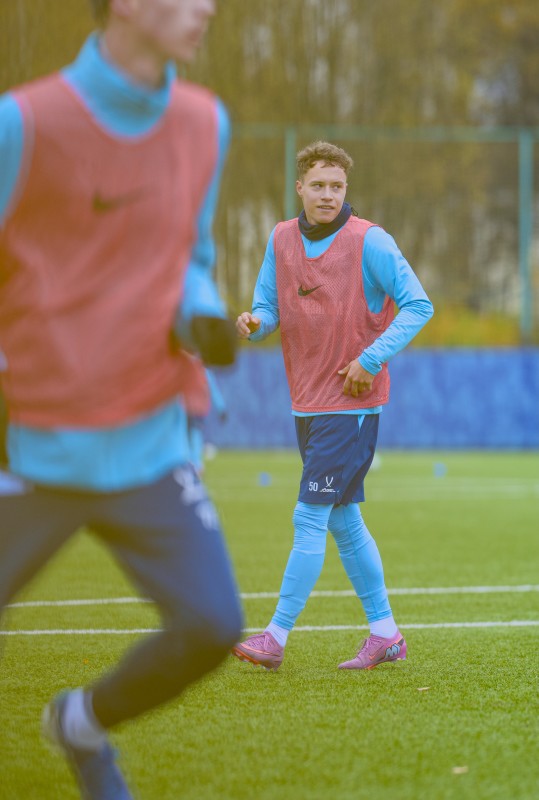 Тренировка «Зенита»-м перед матчем с «Крыльями Советов»-м