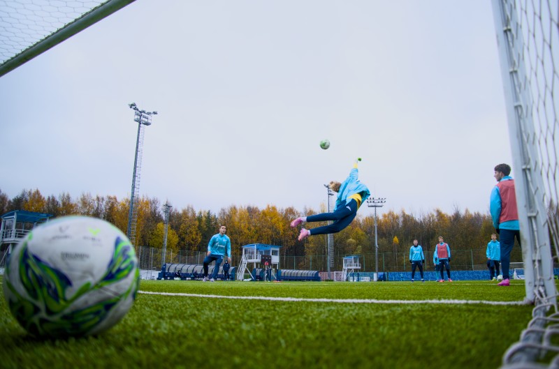 Тренировка «Зенита»-м перед матчем с «Крыльями Советов»-м