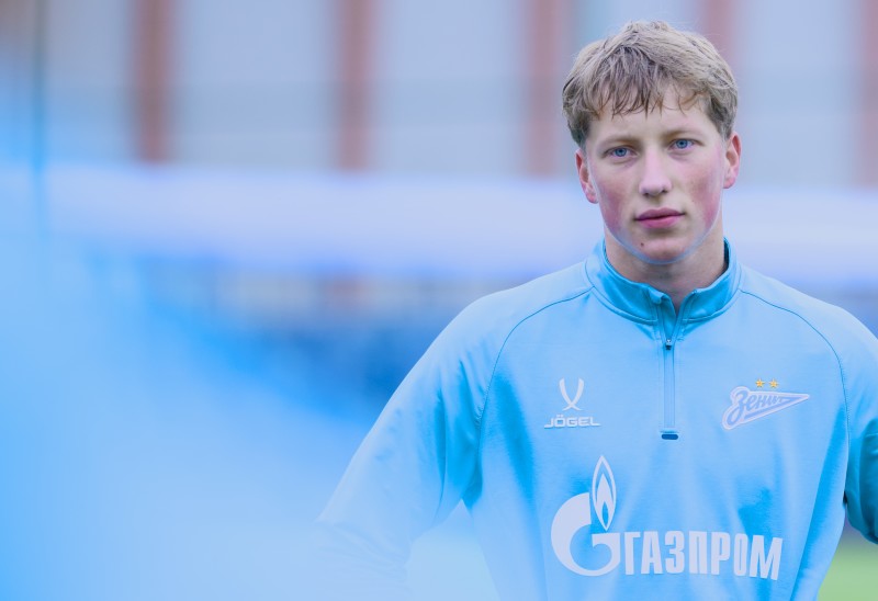 Тренировка «Зенита»-м перед матчем с «Крыльями Советов»-м