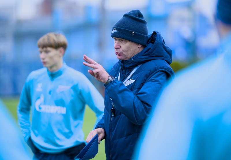 Тренировка «Зенита»-м перед матчем с «Крыльями Советов»-м