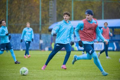 Тренировка «Зенита»-м перед матчем с «Крыльями Советов»-м