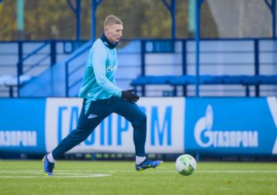 Тренировка «Зенита»-м перед матчем с «Крыльями Советов»-м
