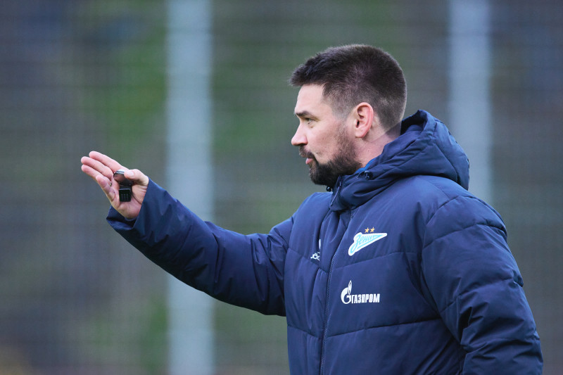 Тренировка женской команды перед матчем с «Локомотивом»