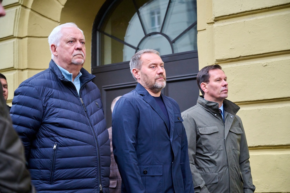 Открытие мемориальной доски в честь Юрия Морозова