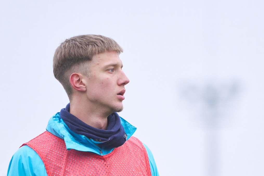 Тренировка «Зенита»-м перед товарищеским матчем с «Зенитом»-2