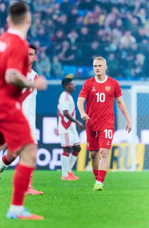 Товарищеский матч сборных Россия — Перу