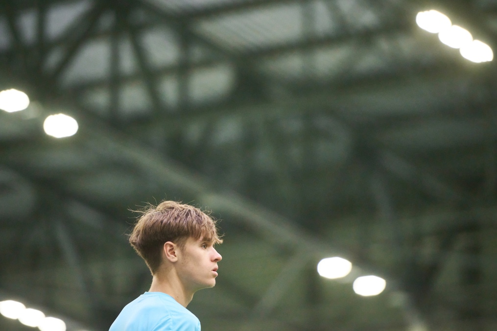 Тренировка «Зенита»-2 перед товарищеским матчем с «Зенитом»-м