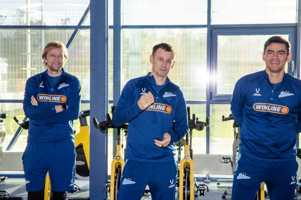 Тренировка основного состава ФК «Зенит» во время перерыва на игры сборной России