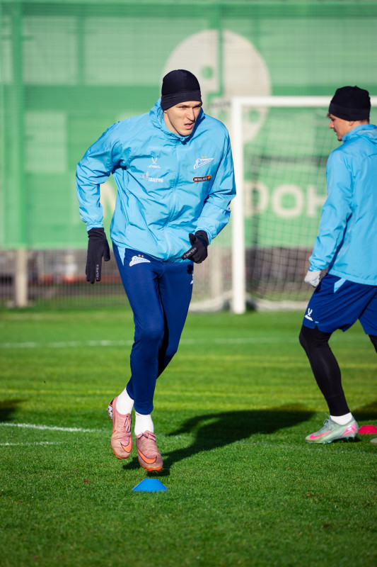 Тренировка основного состава ФК «Зенит» во время перерыва на игры сборной России