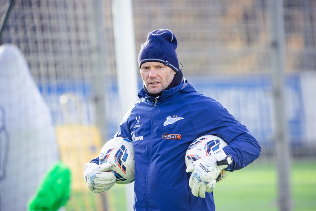 Тренировка основного состава ФК «Зенит» во время перерыва на игры сборной России