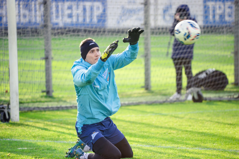 Тренировка основного состава ФК «Зенит» во время перерыва на игры сборной России