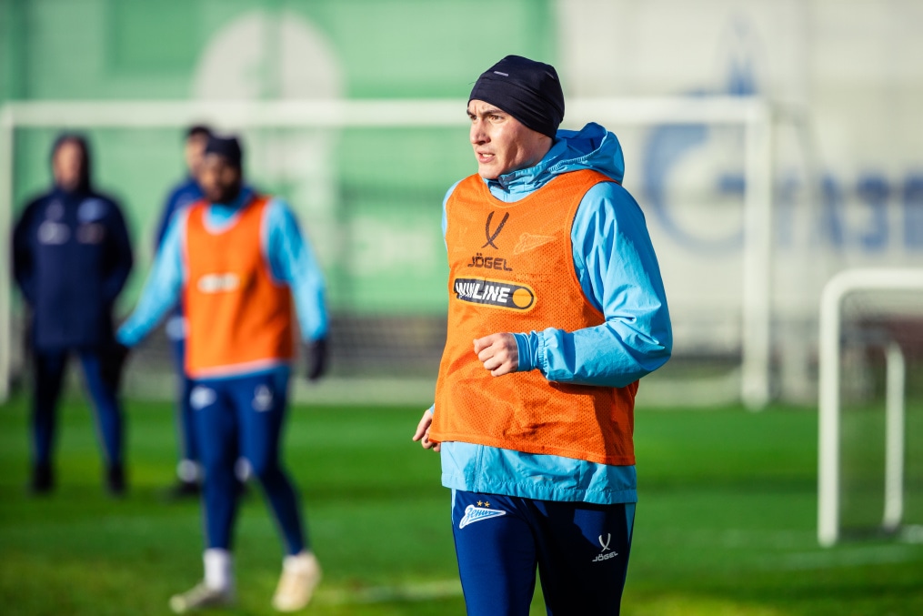 Тренировка основного состава ФК «Зенит» во время перерыва на игры сборной России