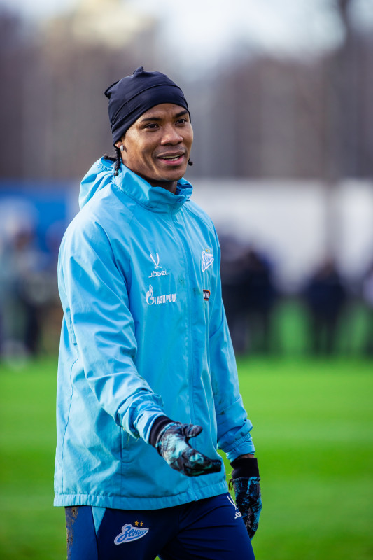 Тренировка основного состава ФК «Зенит» во время перерыва на игры сборной России