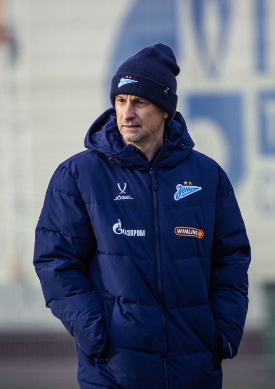 Тренировка основного состава ФК «Зенит» во время перерыва на игры сборной России