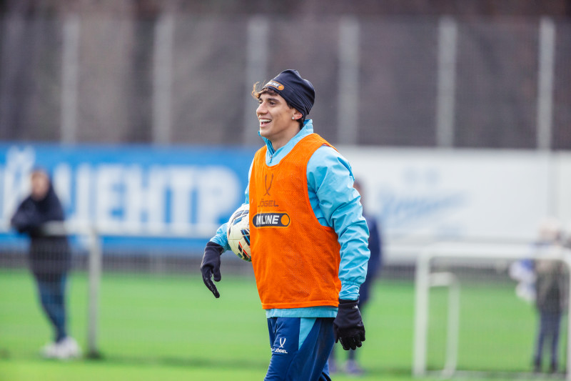 Тренировка основного состава ФК «Зенит» во время перерыва на игры сборной России