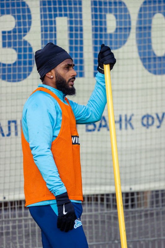 Тренировка основного состава ФК «Зенит» во время перерыва на игры сборной России