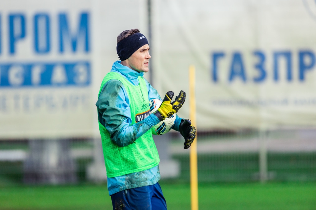 Тренировка основного состава ФК «Зенит» во время перерыва на игры сборной России