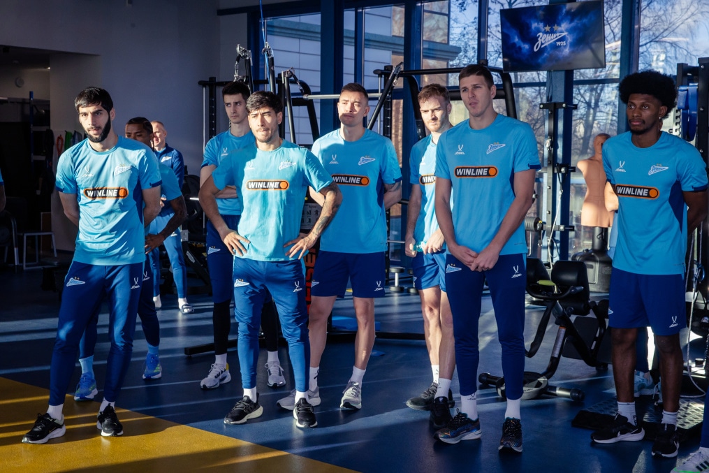 Тренировка основного состава ФК «Зенит» во время перерыва на игры сборной России