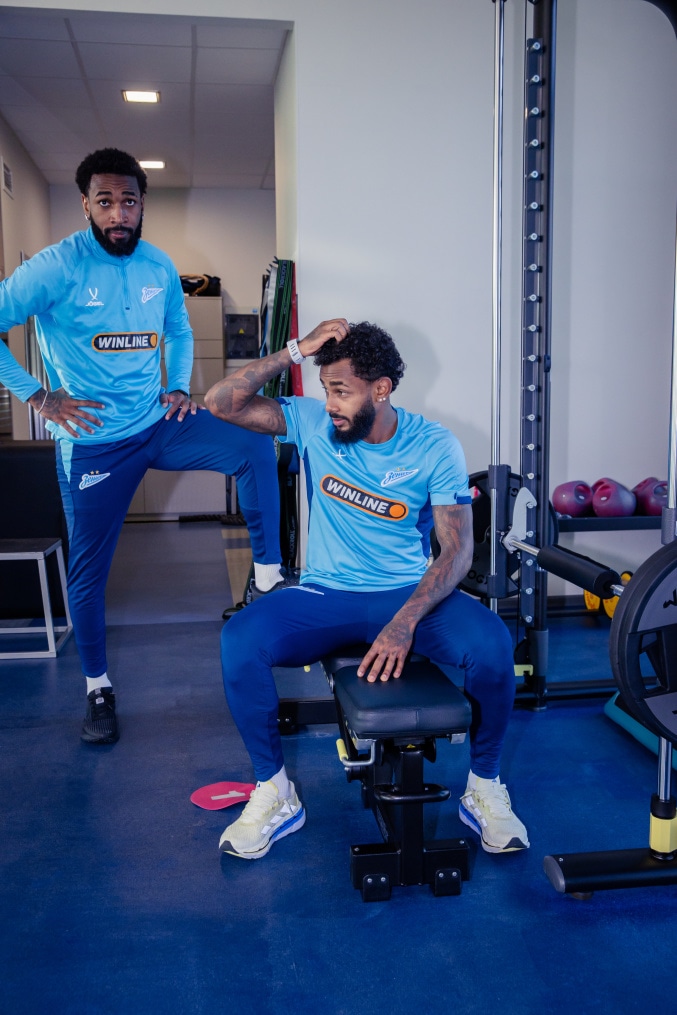 Тренировка основного состава ФК «Зенит» во время перерыва на игры сборной России