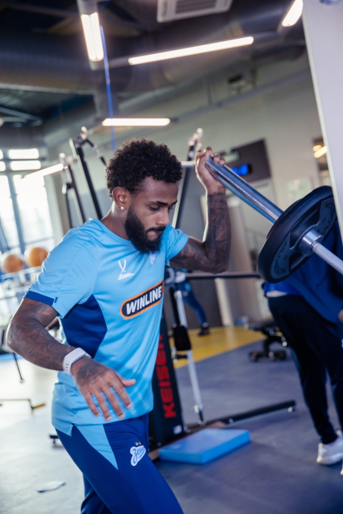 Тренировка основного состава ФК «Зенит» во время перерыва на игры сборной России