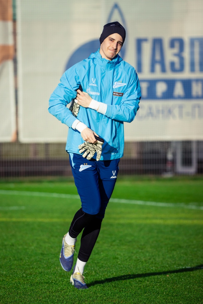 Тренировка основного состава ФК «Зенит» во время перерыва на игры сборной России