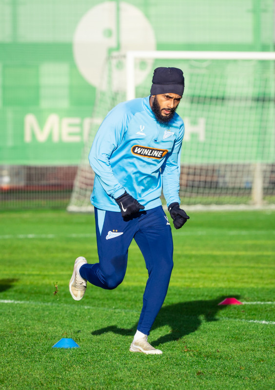 Тренировка основного состава ФК «Зенит» во время перерыва на игры сборной России