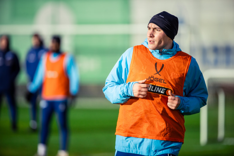 Тренировка основного состава ФК «Зенит» во время перерыва на игры сборной России