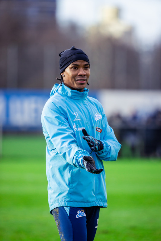 Тренировка основного состава ФК «Зенит» во время перерыва на игры сборной России