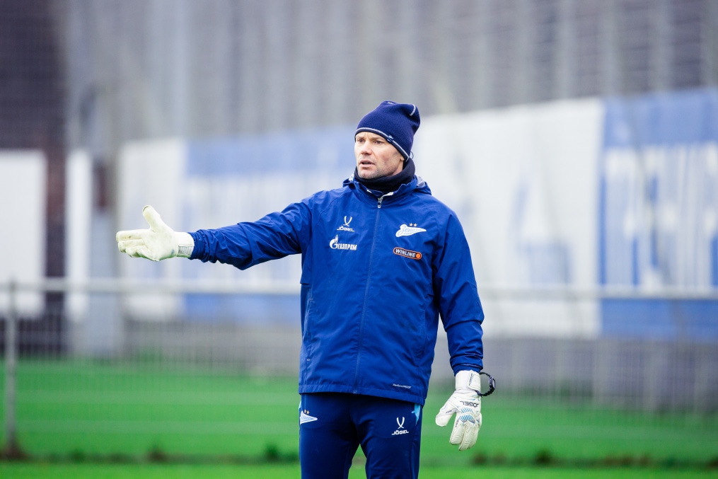 Тренировка основного состава ФК «Зенит» во время перерыва на игры сборной России