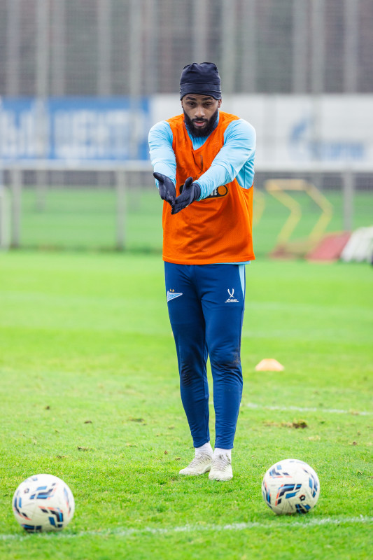 Тренировка основного состава ФК «Зенит» во время перерыва на игры сборной России