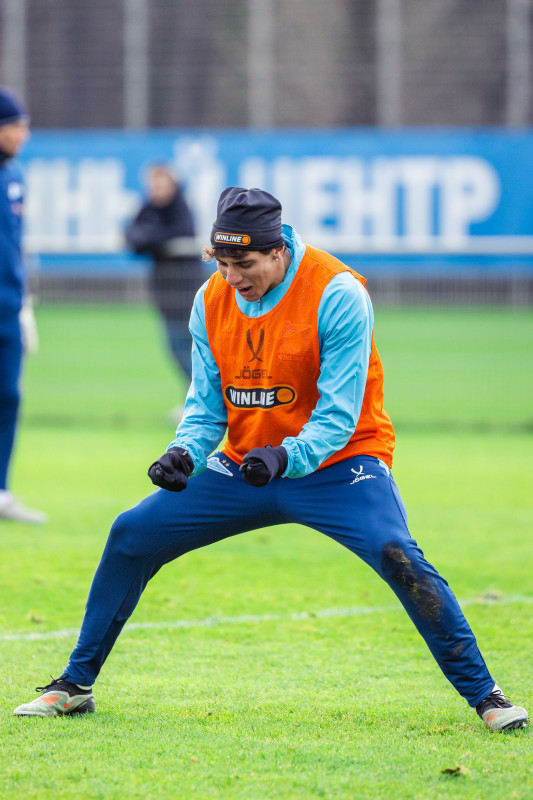 Тренировка основного состава ФК «Зенит» во время перерыва на игры сборной России