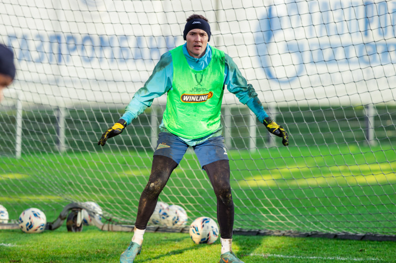 Тренировка основного состава ФК «Зенит» во время перерыва на игры сборной России