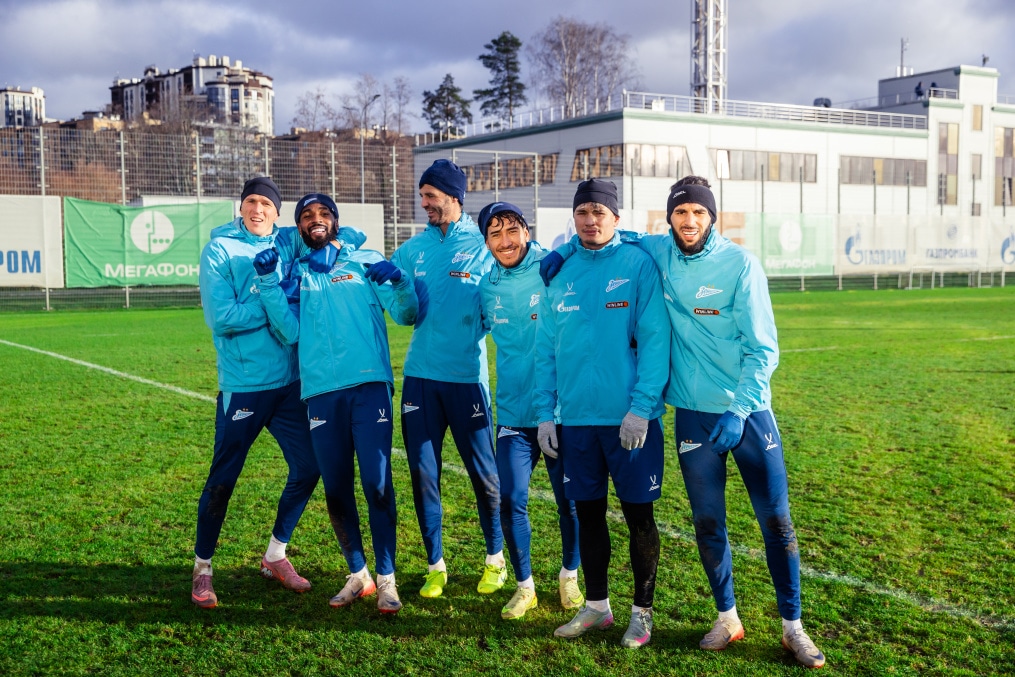 Тренировка основного состава ФК «Зенит» во время перерыва на игры сборной России