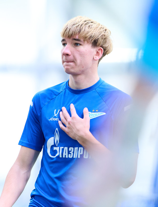 Тренировка «Зенита» U-18 перед матчем с «Чертаново» U-18