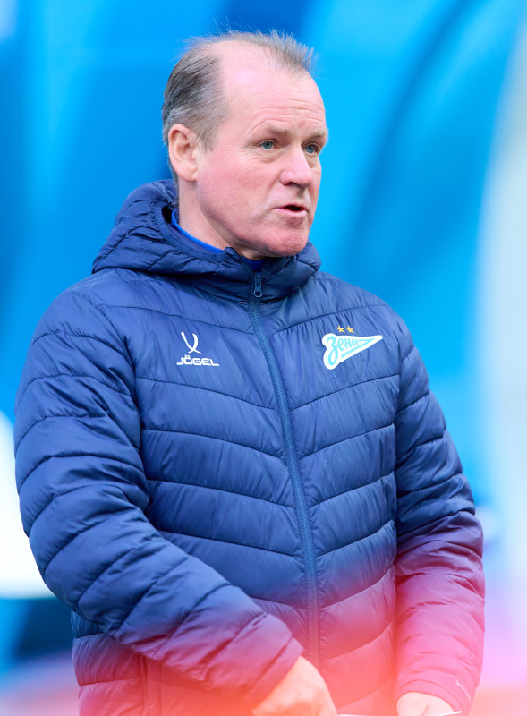 Тренировка «Зенита» U-18 перед матчем с «Чертаново» U-18