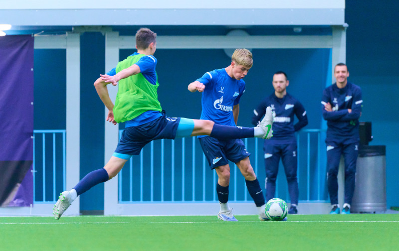 Товарищеский матч между «Зенитом» U-18 и «Зенитом» U-17